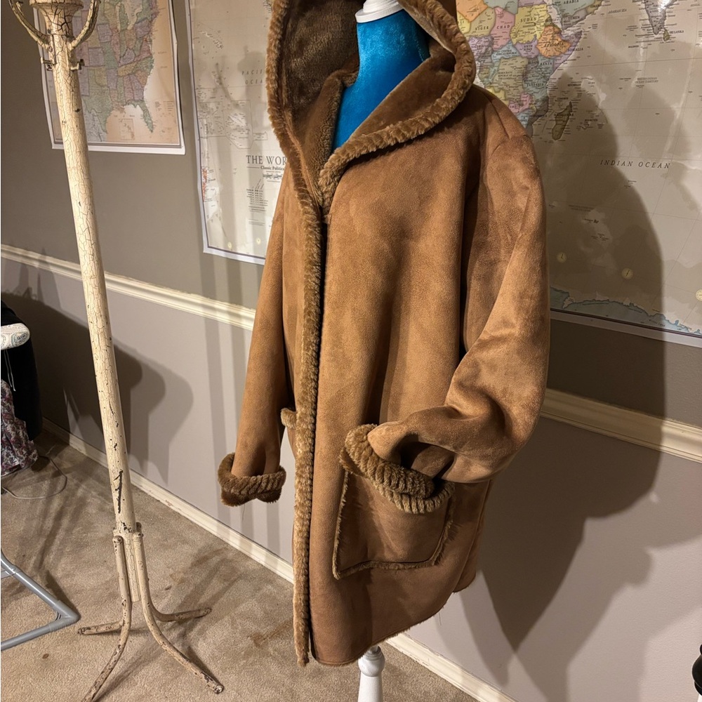 St. John's Bay Brown Hooded Jacket